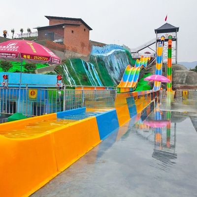 Awesome  Fiberglass Tube Speed Water Slides For Adults ISO9001 Certified