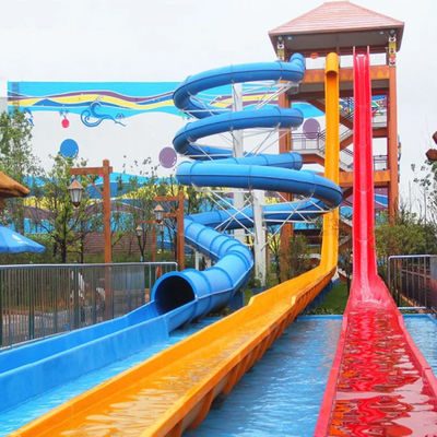 Water Playground Huge Fiberglass Freefall Water Slide Sale For Water Aqua Park Play Equipment
